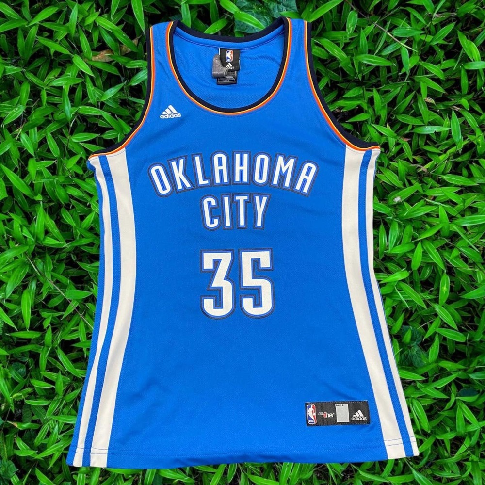 Adidas NBA Oklahoma City Thunder NBA4Her Women's Kevin Durant Jersey Small